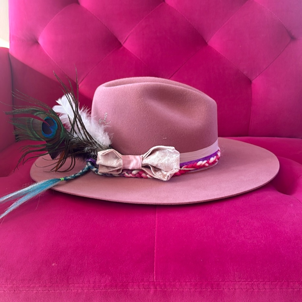 Goldie Lee/Warbonnet pink cowboy western hat